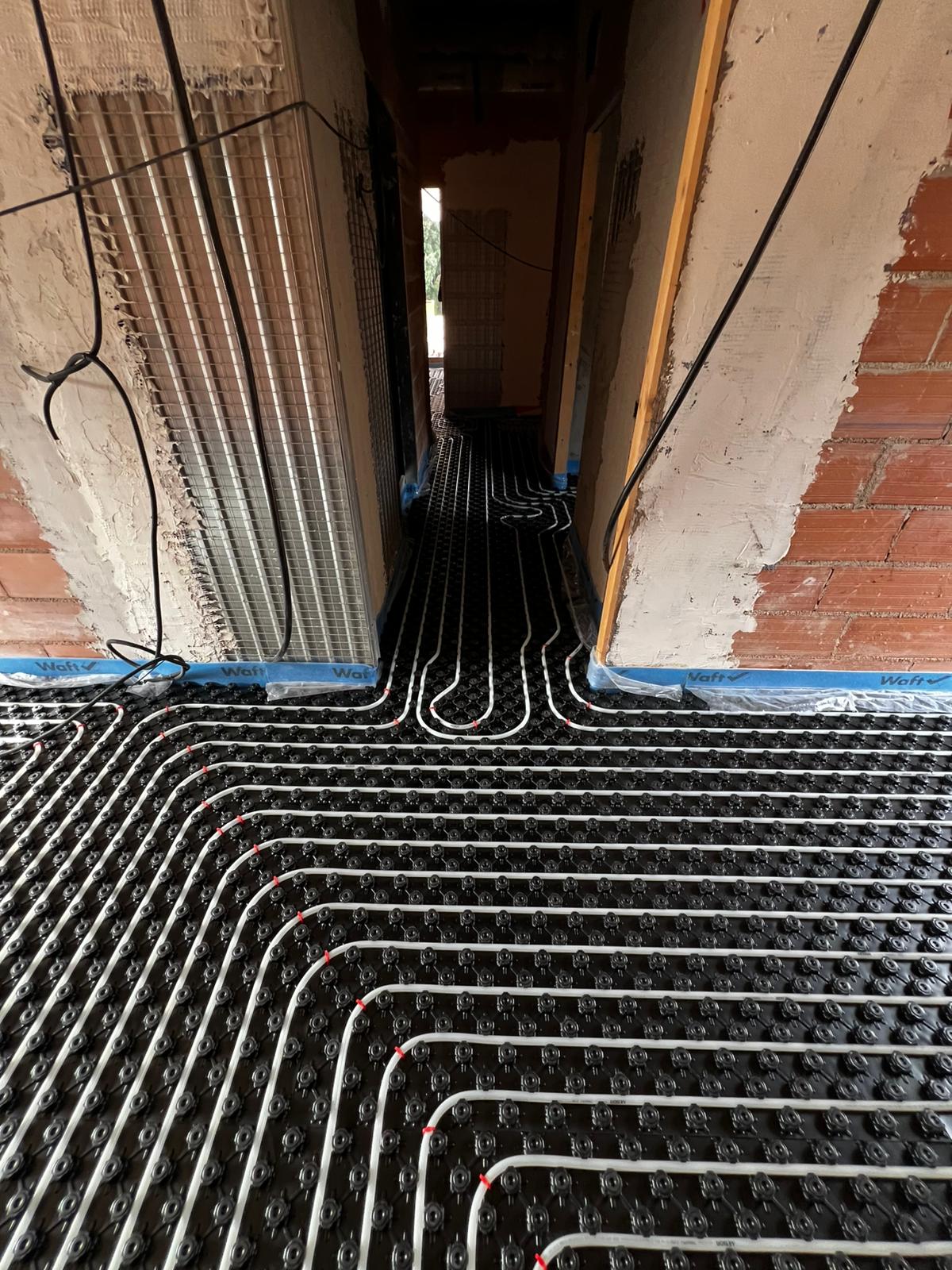 Conductos de aire acondicionado en piso de 110m² en Terrassa