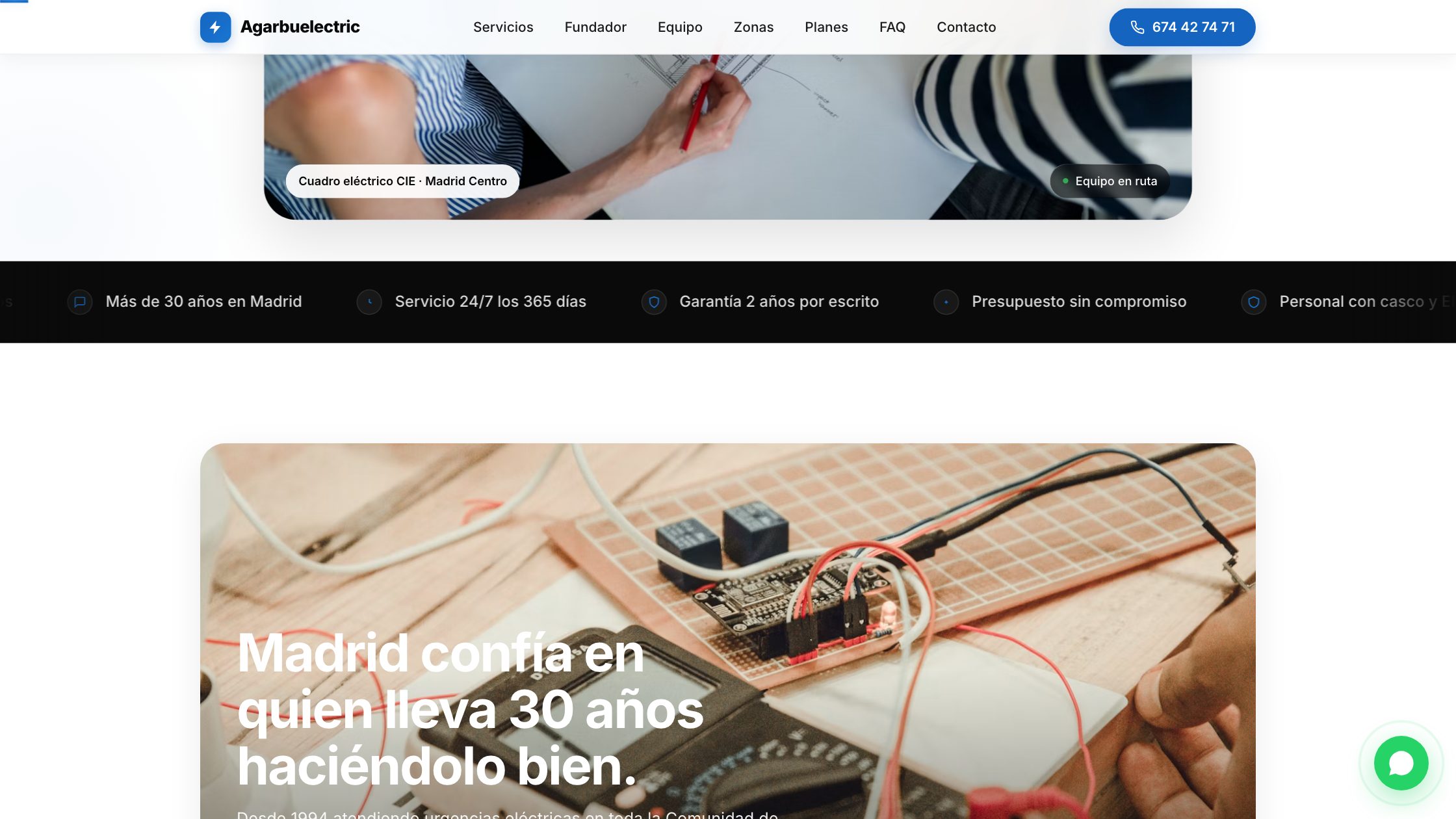 Agarbuelectric — vista del proyecto