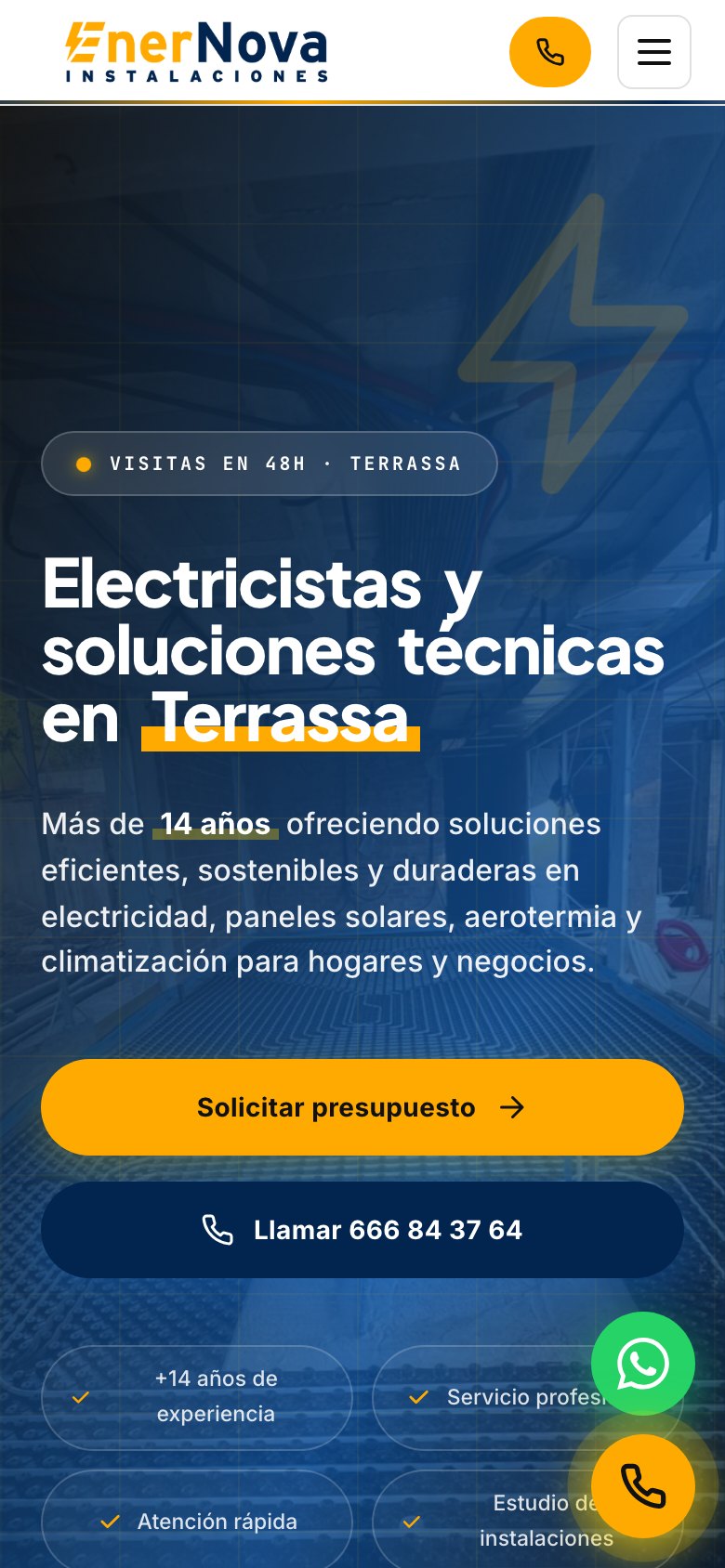 EnerNova en móvil
