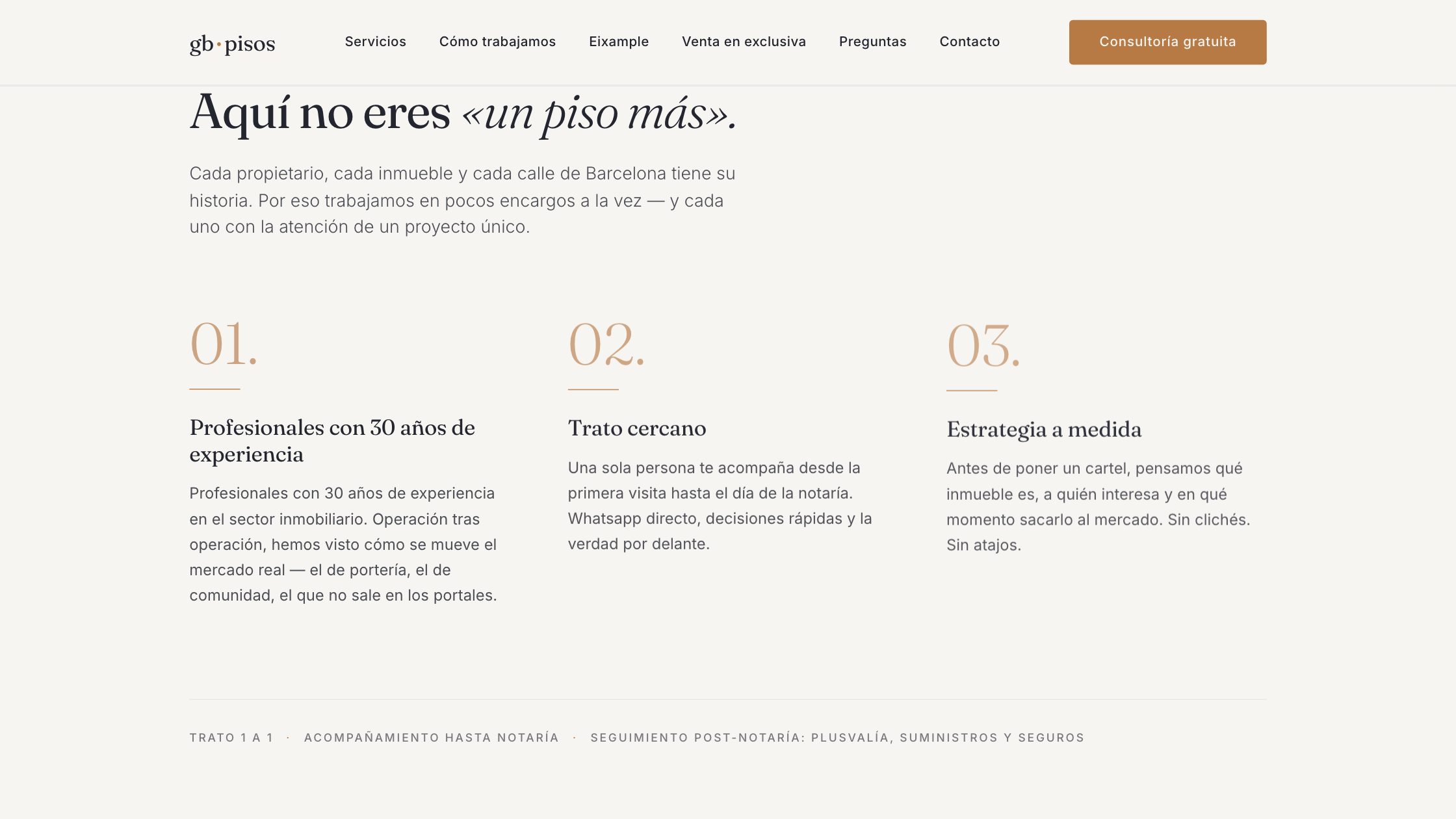 GB Pisos — vista del proyecto