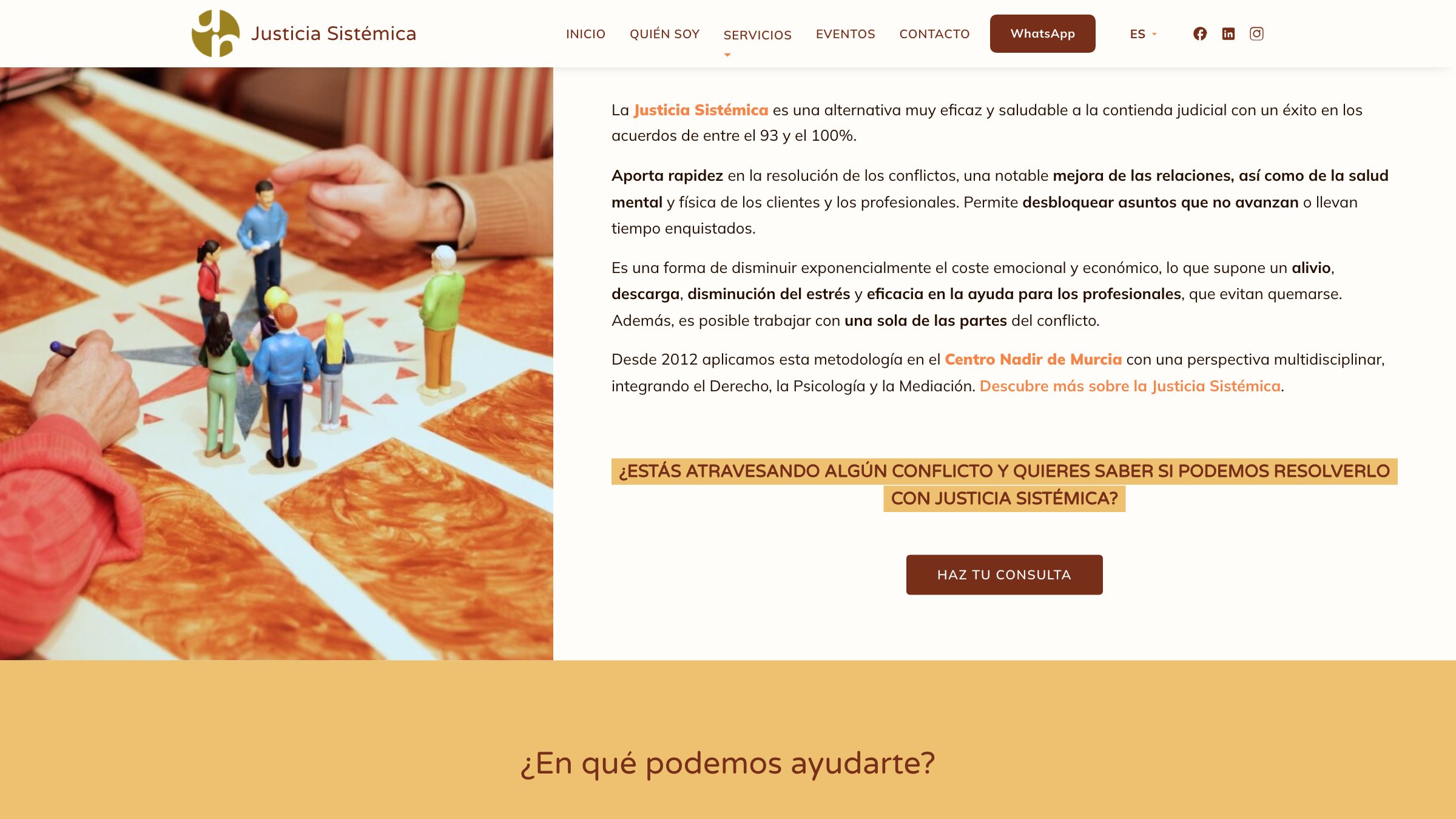 Justicia Sistémica — vista del proyecto