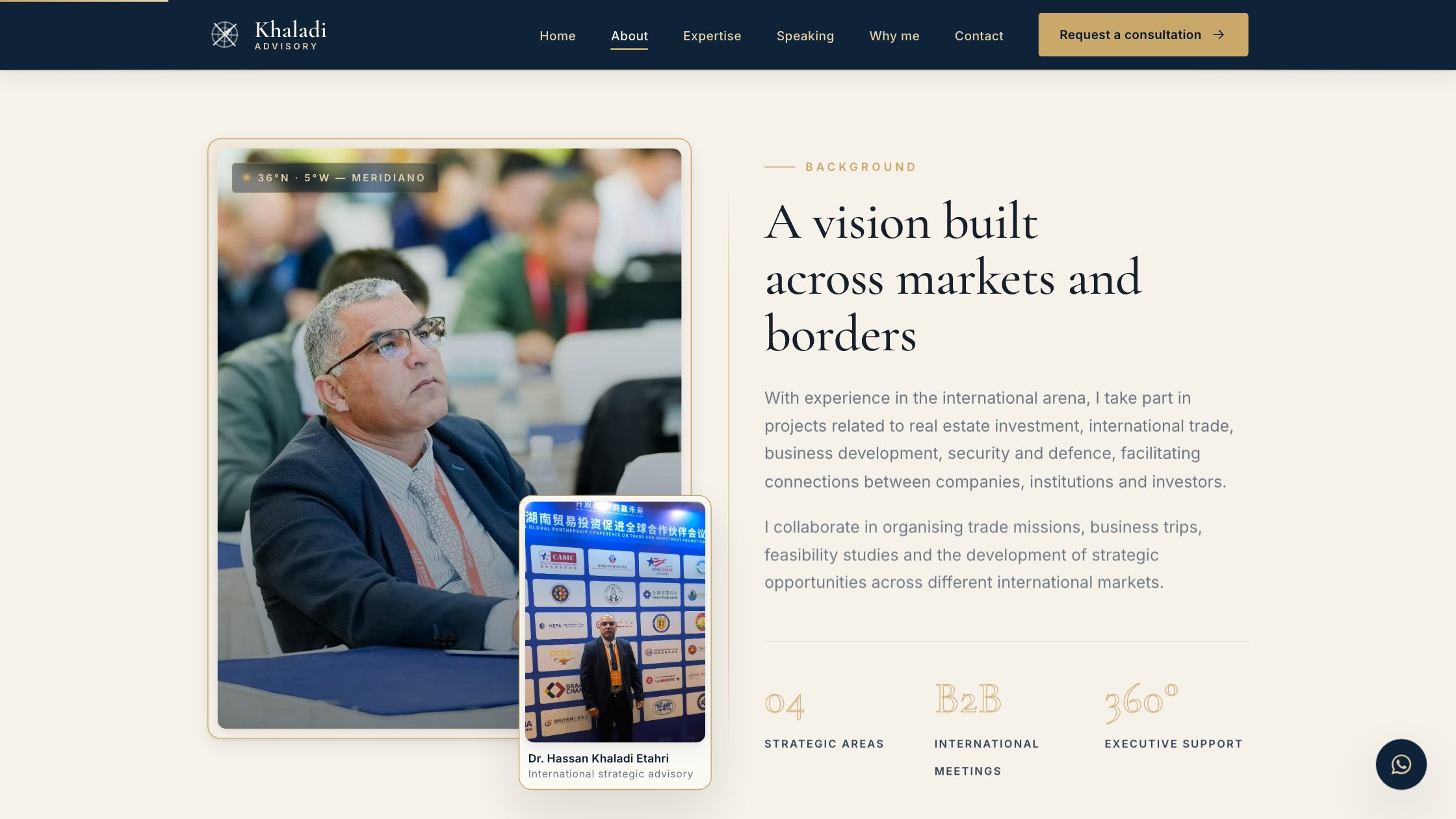 Khaladi Advisory — vista del proyecto