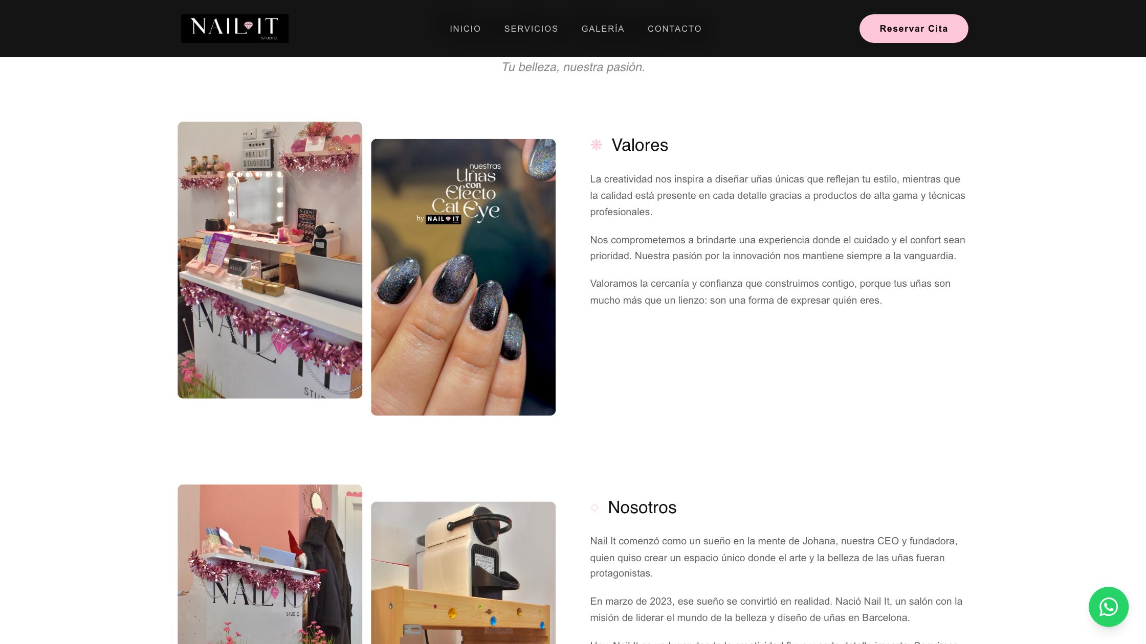 Nail It Studio — vista del proyecto