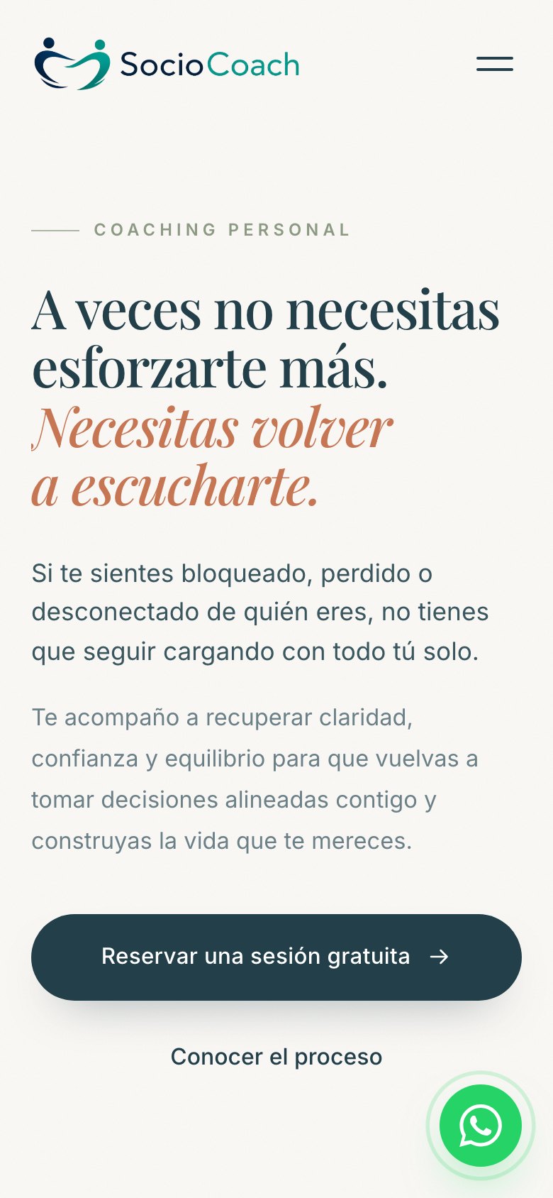 SocioCoach en móvil