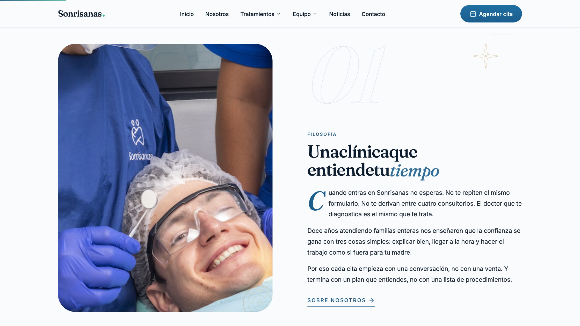 Sonrisanas — vista del proyecto