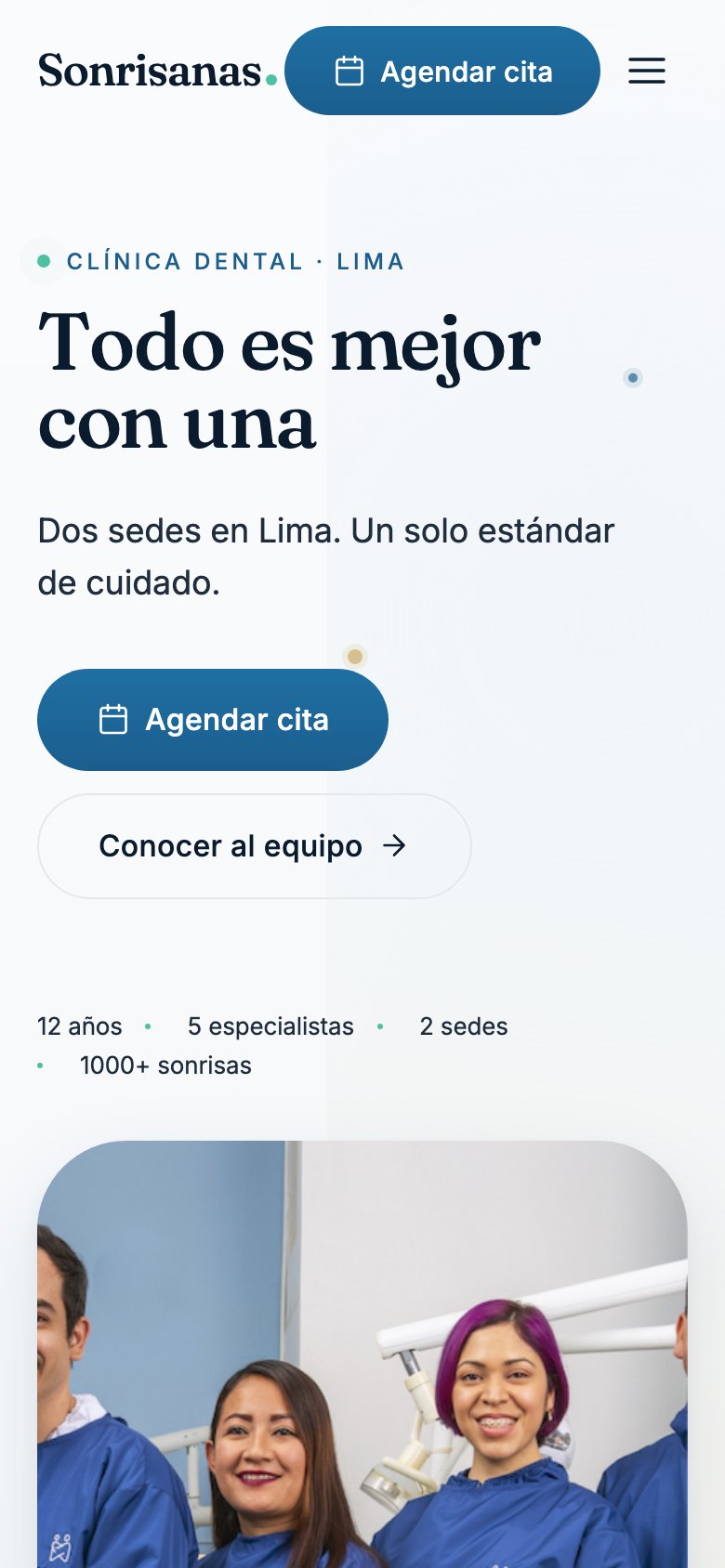 Sonrisanas en móvil