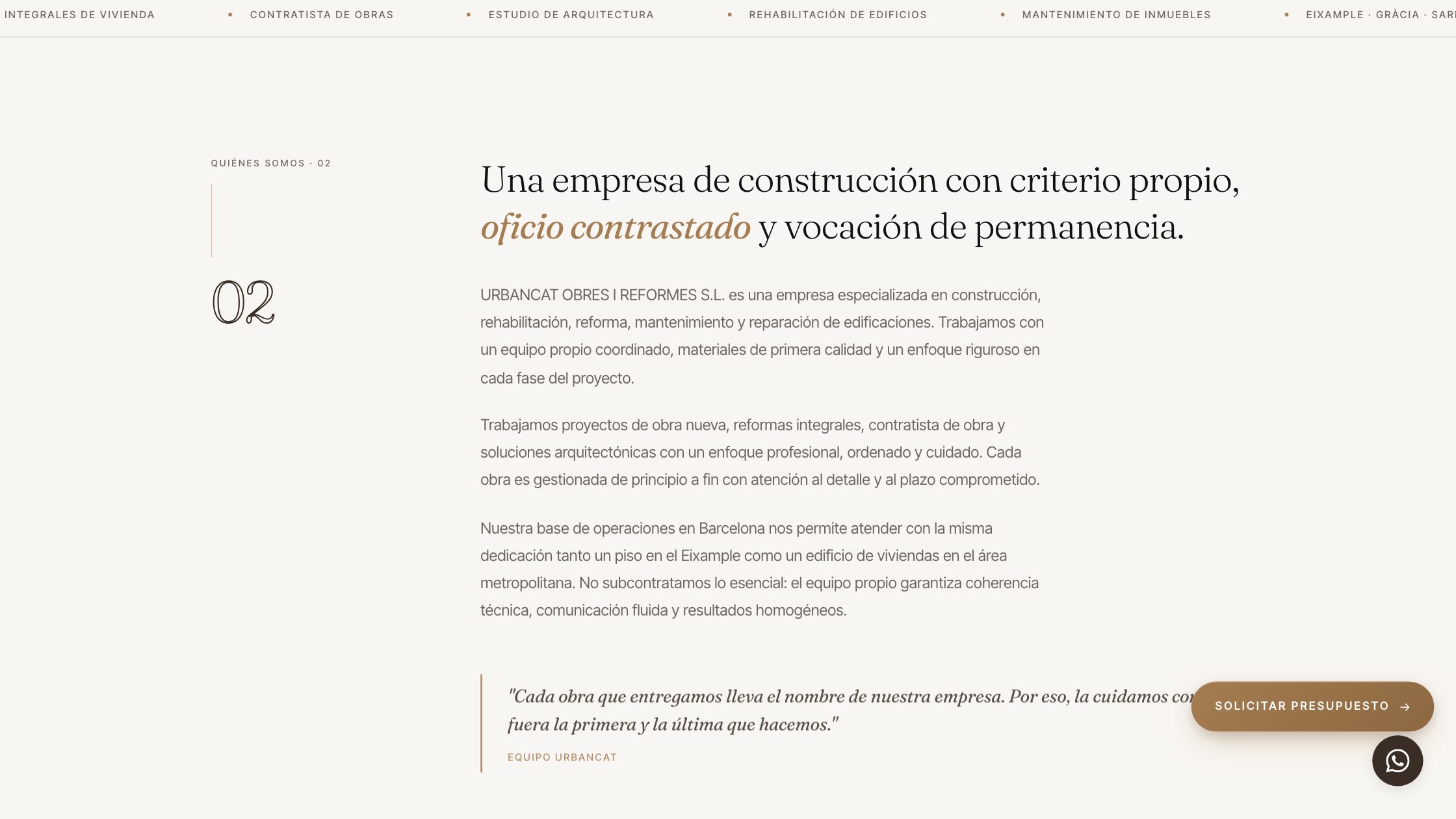 URBANCAT — vista del proyecto