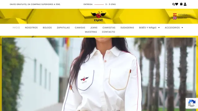 Portada de la web de Pz Pazzi (pzpazzi.com)