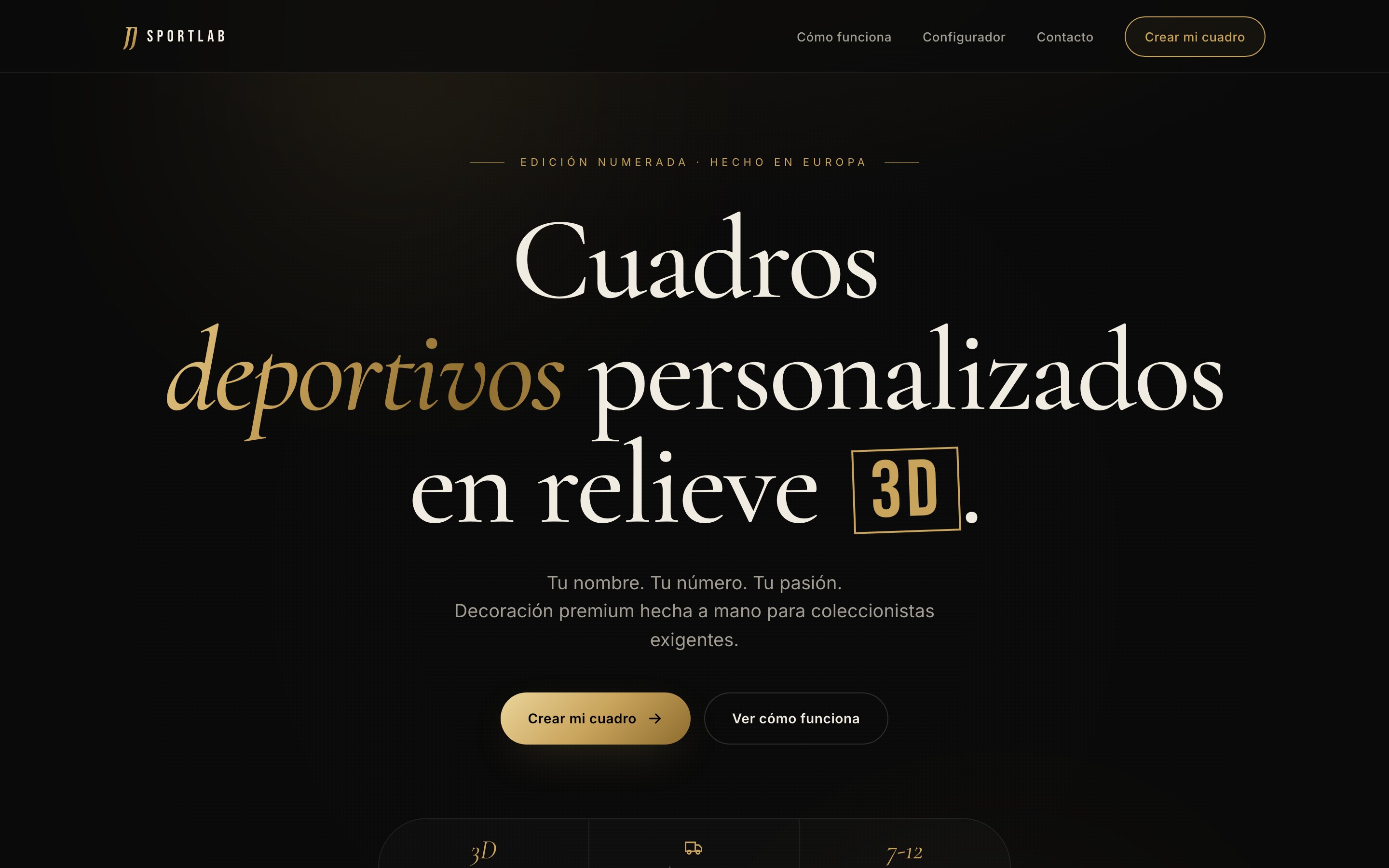 Landing page para centro deportivo en Barcelona