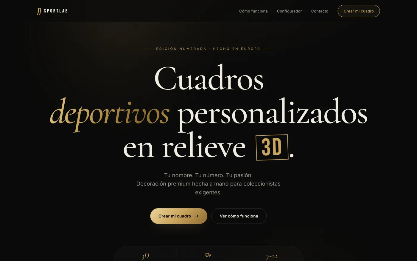 Landing page para centro deportivo en Barcelona