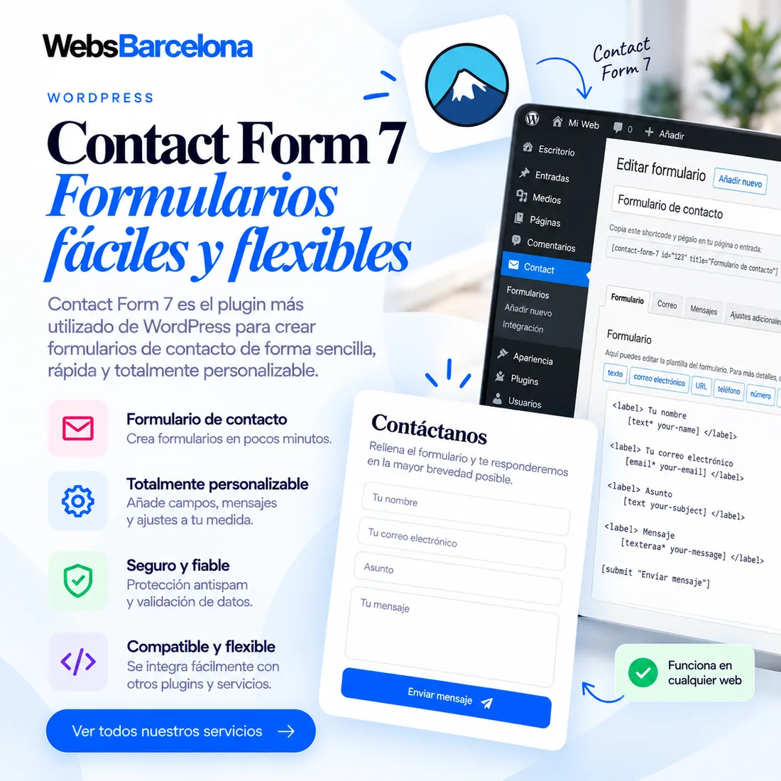 Contact Form 7: formularios de contacto fáciles y flexibles en WordPress