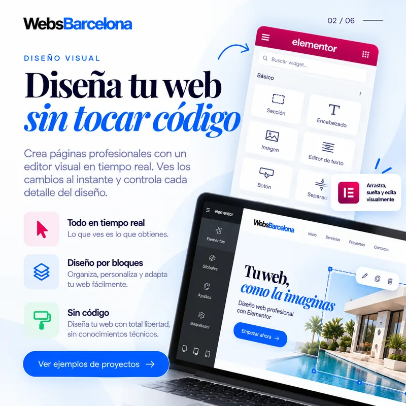 Diseña tu web WordPress con Elementor sin tocar código